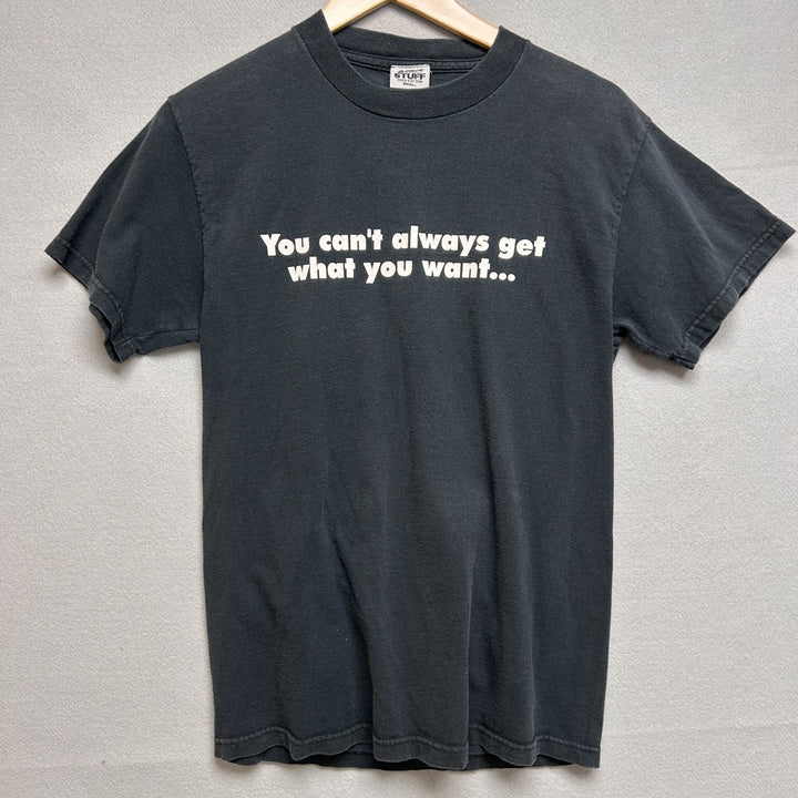 Y2K Joes Crab Shack "Can't Get What You Want" Shirt Size Small