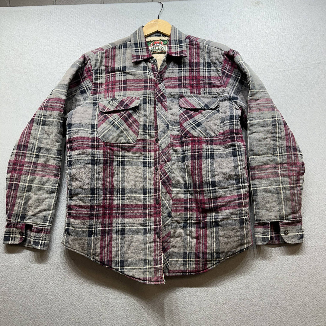 Vintage 90s Greatland Insulated Button Down Shirt Size Medium