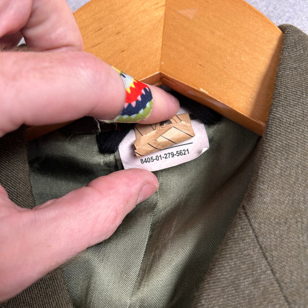 USMC Private First Class Dress Green Jacket No Belt Crown Clothing Size 40S