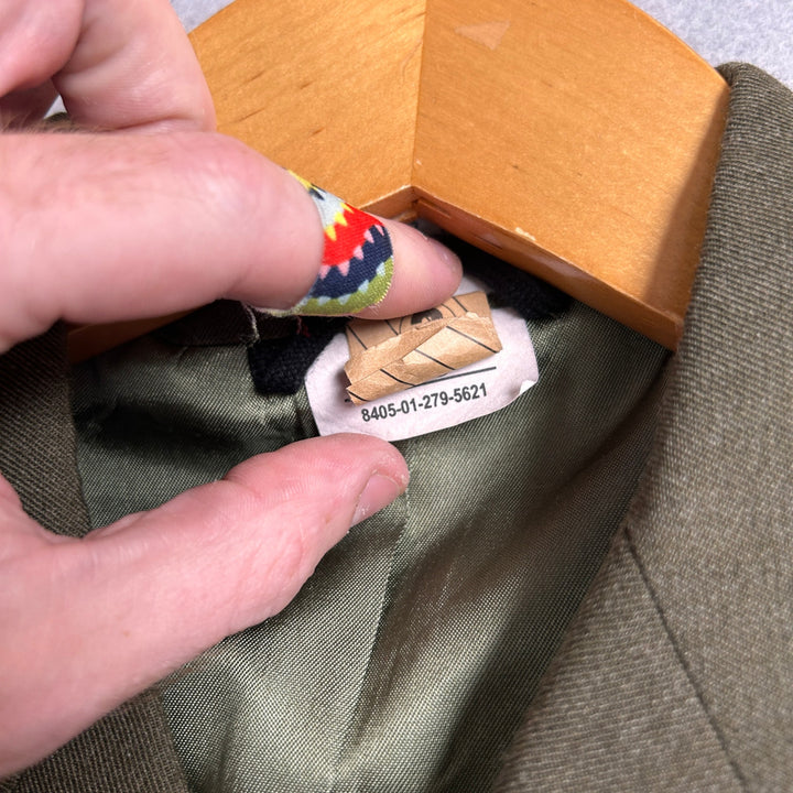 USMC Private First Class Dress Green Jacket No Belt Crown Clothing Size 40S