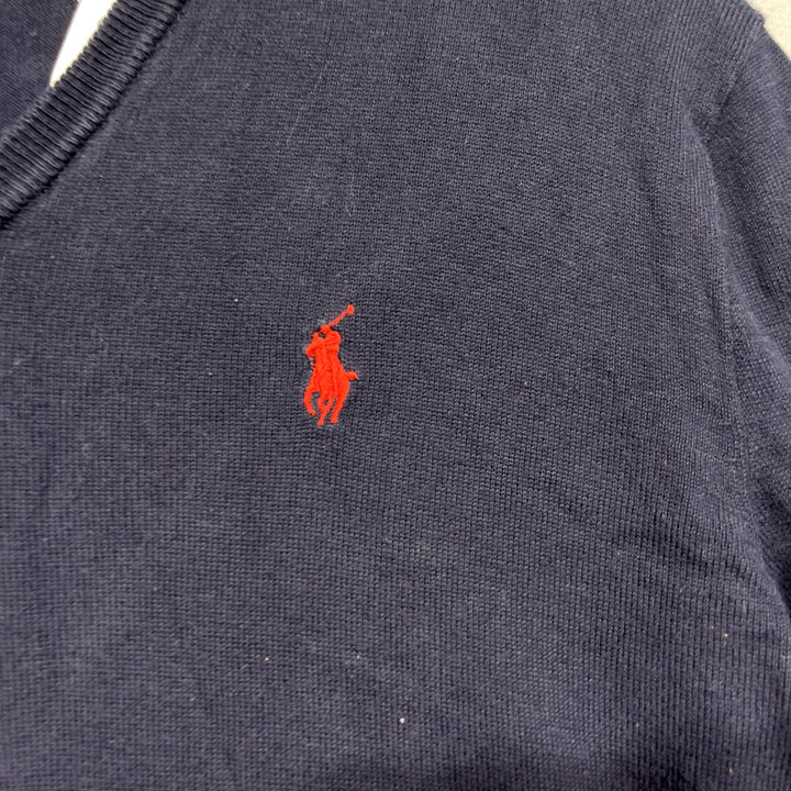 Polo Ralph Lauren V Neck Pima Cotton Sweater size XS