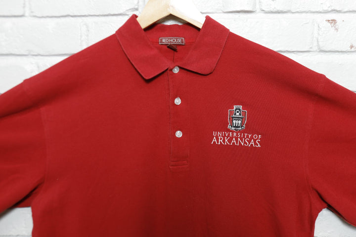 University of Arkansas Recreation Vintage Polo Shirt XL 2000s