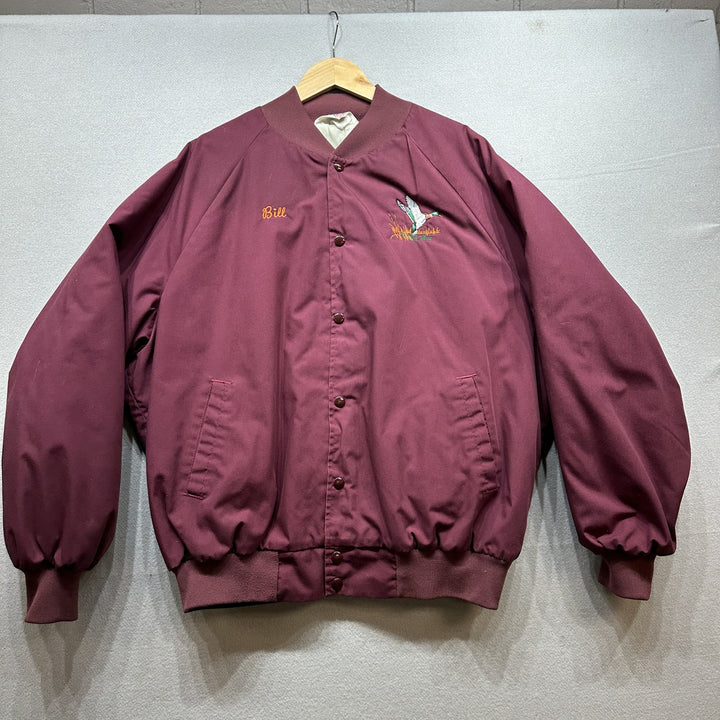 Vintage 90s Duck Embroidered Jacket Size XXL