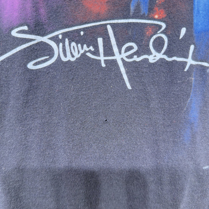 Jimi Hendrix Vintage Liquid Blue T Shirt Size Small 2000s