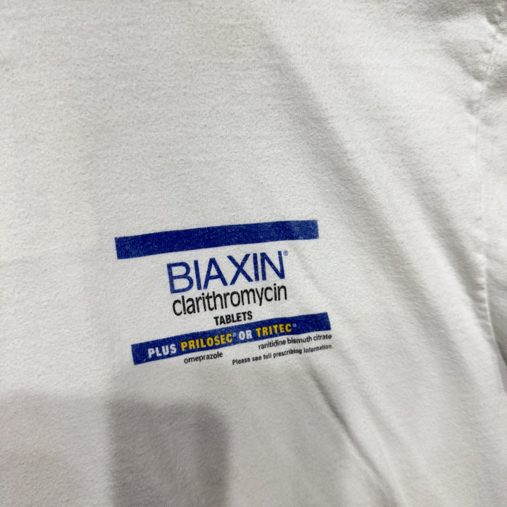 Biaxin Vintage Medicine  T Shirt Size XL 2000s