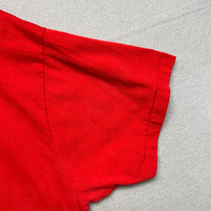 Vintage Head Start Early Education Red Screen Stars Shirt XL