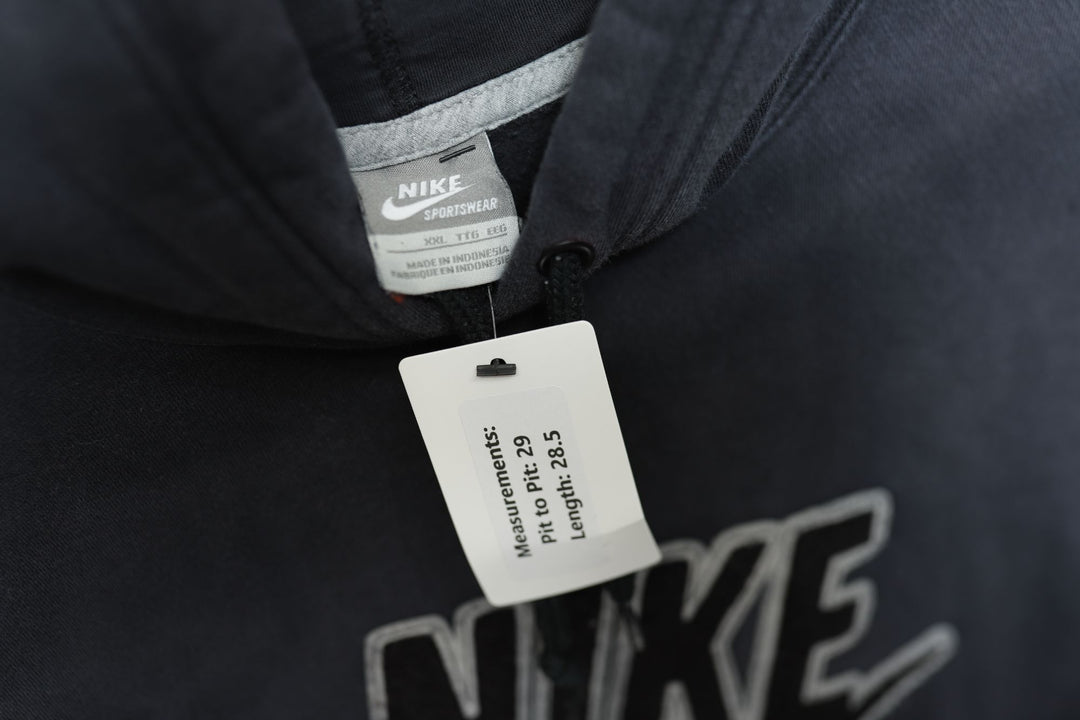 Nike Chenille Patch Vintage Hoodie XXL 2000s