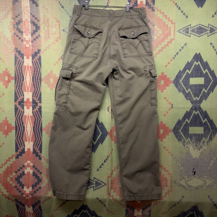 Levi's Vintage Workwear Loose Fit Cargo Pants Size 34 2000s Y2K Baggy