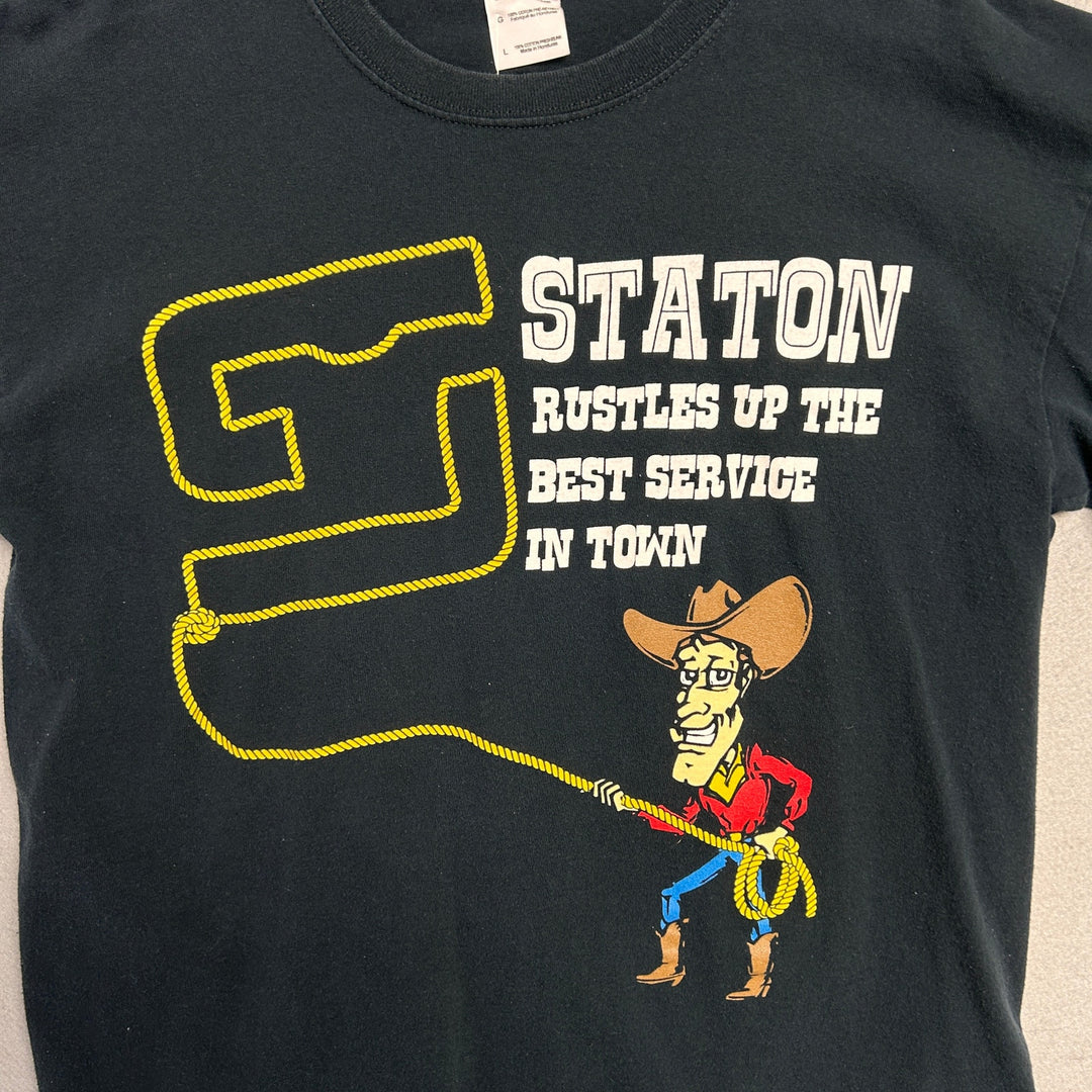 Vintage Staton Cowboy  T Shirt Size Large
