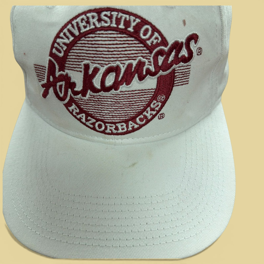 Vintage University of Arkansas 2000s Game Snapback Hat