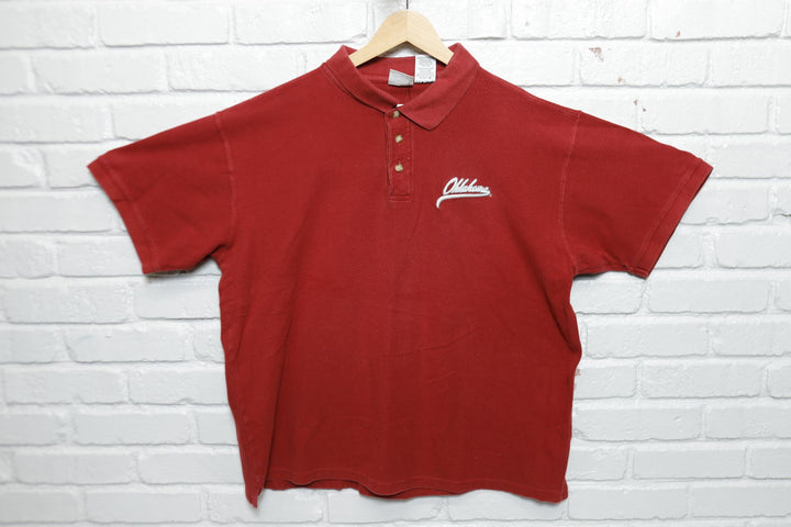 Oklahoma OU Vintage Polo Shirt XXL 2000s