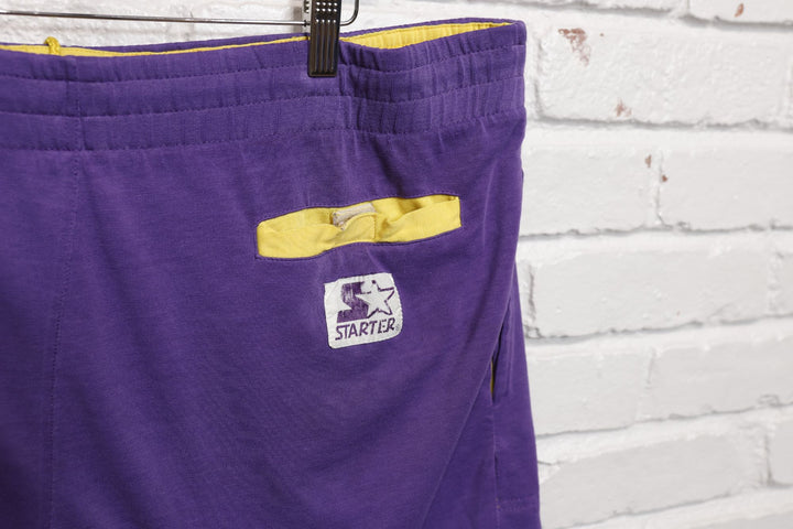 90s los angeles lakers starter shorts size xl