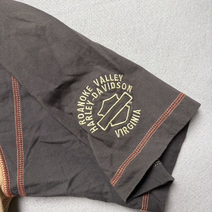 Vintage Harley Davidson embroidered T Shirt Size Large