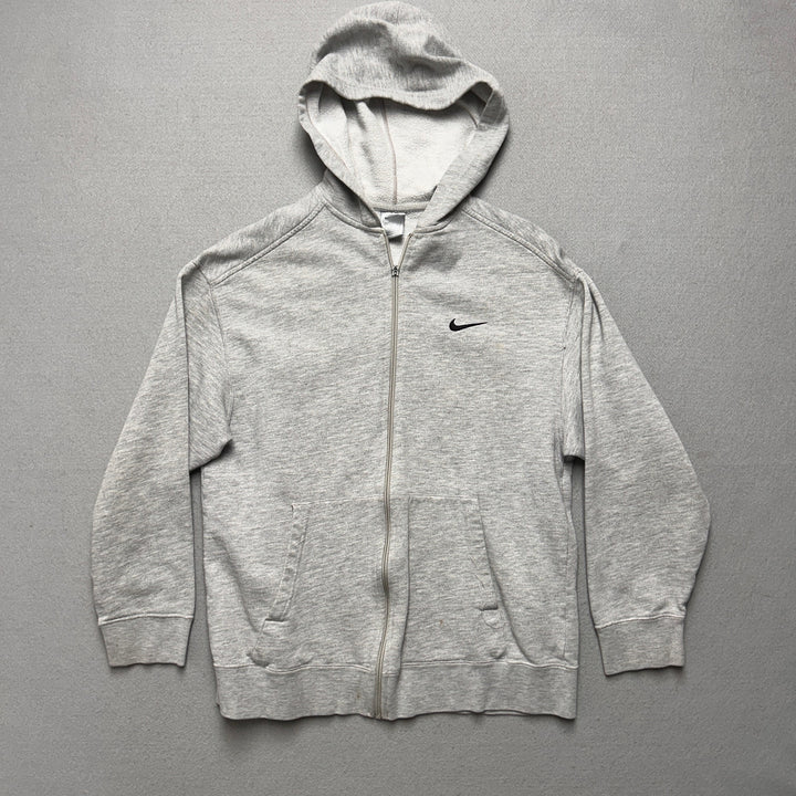 Vintage Kid's Nike Swoosh Gray Hoodie size XL