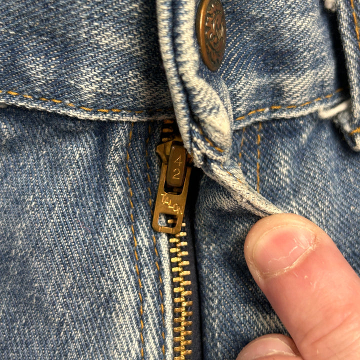 Vintage 70's Sears Flared Leg Distressed Jeans Size 28x27
