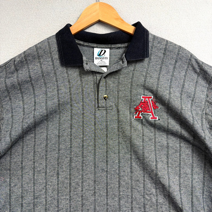 Vintage University of Arkansas Polo Shirt Size XL