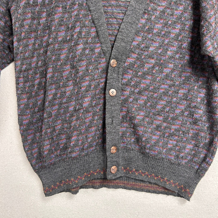 Vintage Domani Uomo Cardigan Sweater Size Large