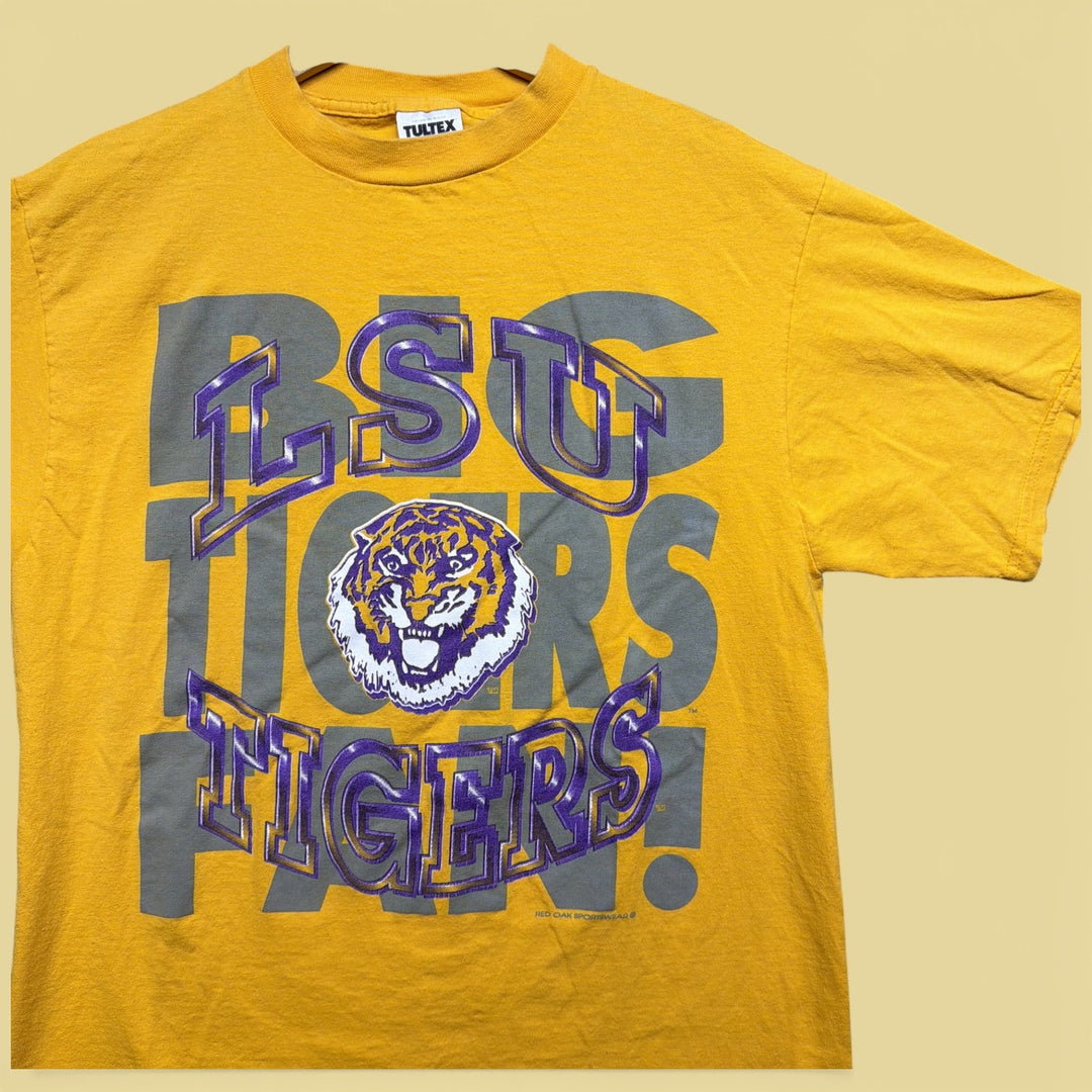 Vintage LSU Tigers 90s T Shirt Size Large
