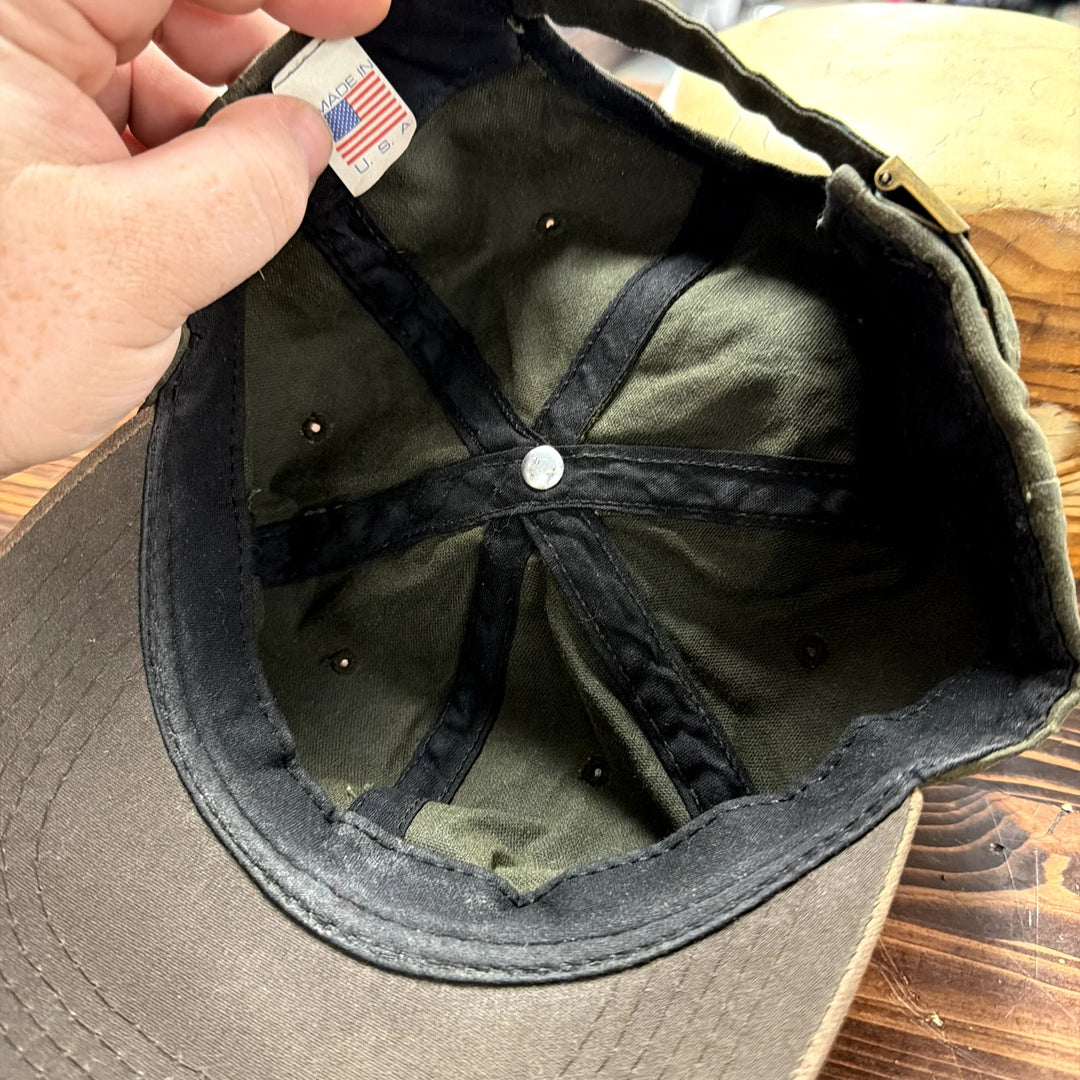 Vintage Waxed Cotton Snapback Hat