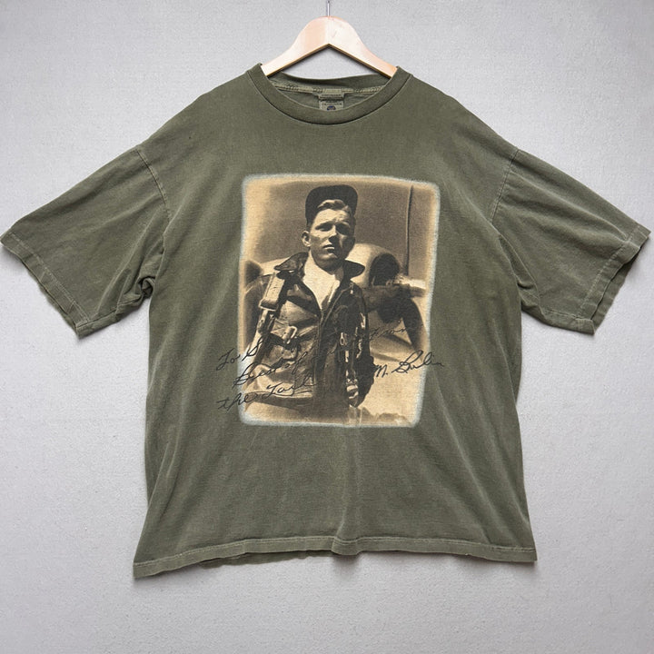Vintage Avirex US Military Photo T Shirt Size XXL