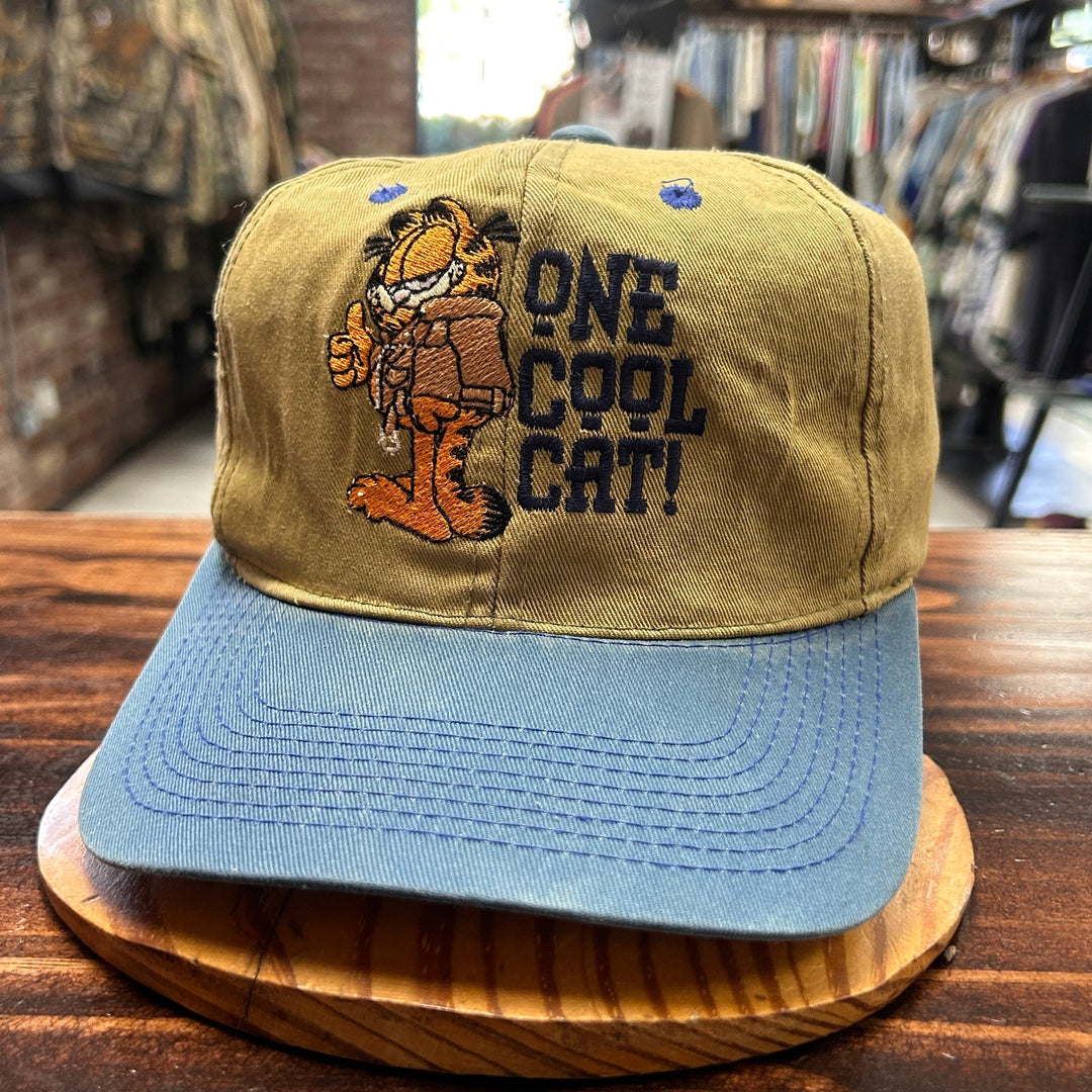 90's Garfield "One Cool Cat" Snapback Cap Hat