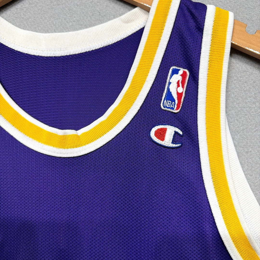 Vintage Shaquille O'neal Shaq Lakers Champion Jersey Size Medium