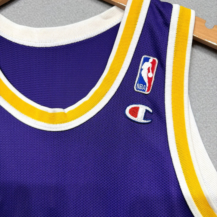 Vintage Shaquille O'neal Shaq Lakers Champion Jersey Size Medium