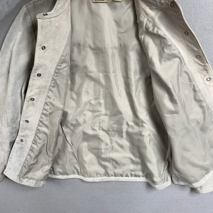 Ruff Hewn Suede Pearl Snap Western Jacket Large