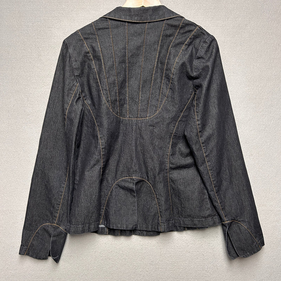 Bisou Bisou Denim Jacket Size Large