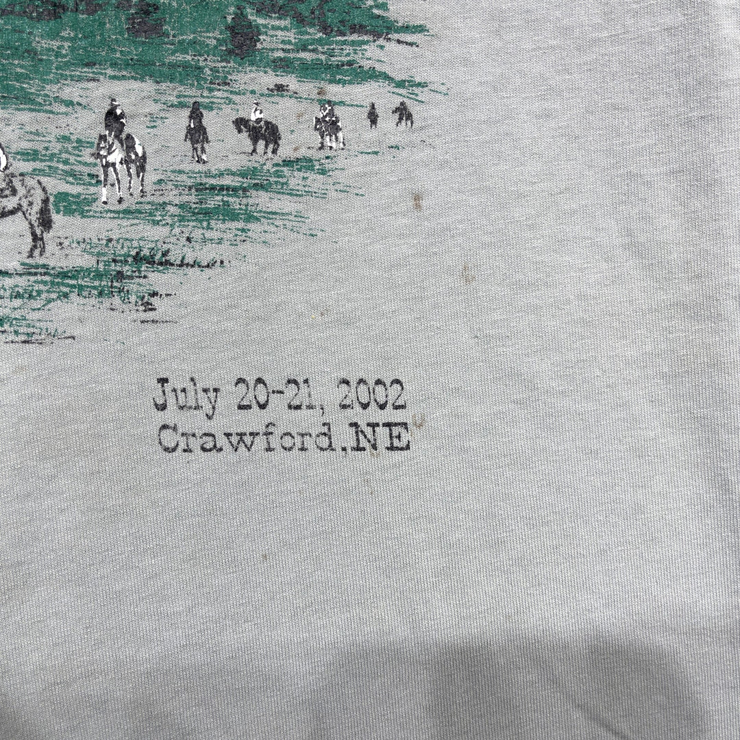 Vintage Ride The Ridge Cowboy T Shirt size Large