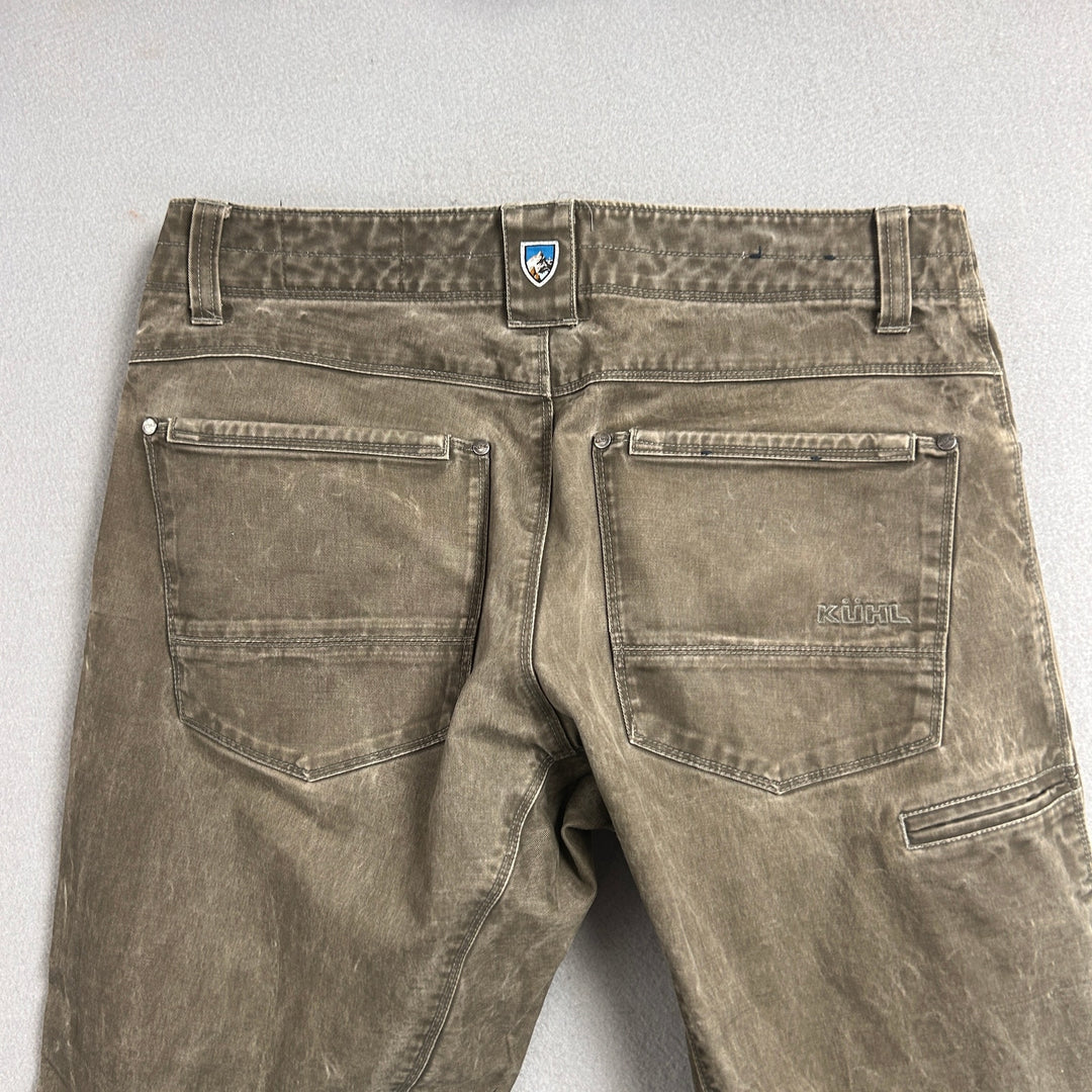 Kuhl Rydr Brown Patina Dye Pants Size 32X32