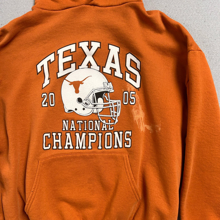 Vintage University of Texas National Champions 2005 Hoodie Size XL
