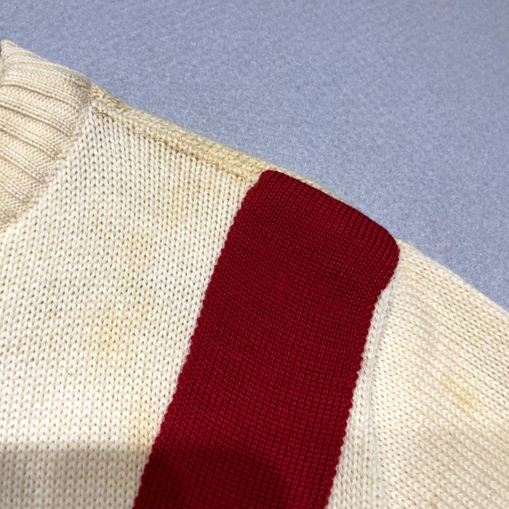 Vintage 60s Springdale Bulldogs Cheerleader Uniform Sweater and Skirt