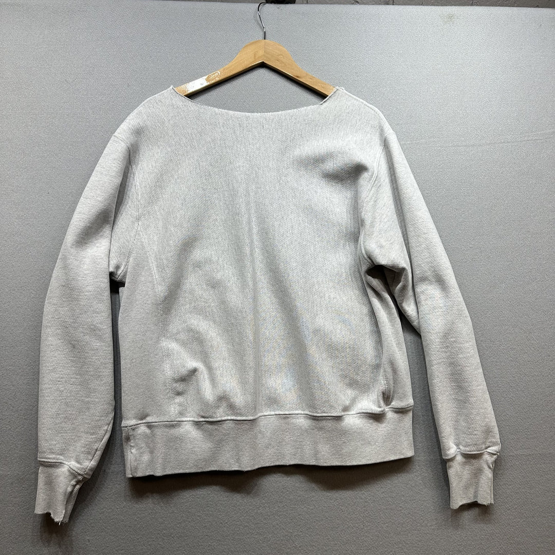 Vintage Arkansas Chopped Collar Reverse Weave Sweatshirt Size Medium