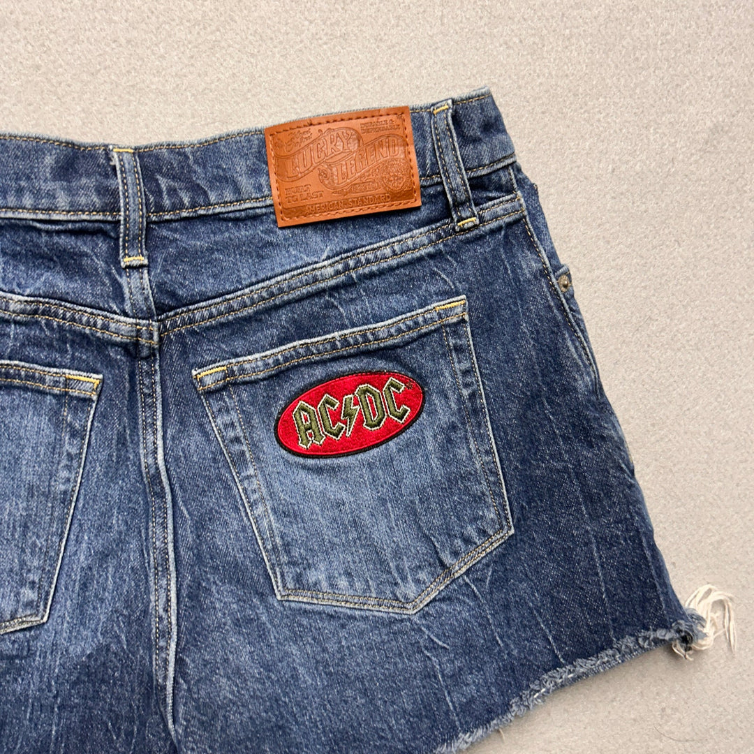 Luck Brand Women's AC/DC Edition Jean Shorts Size 6