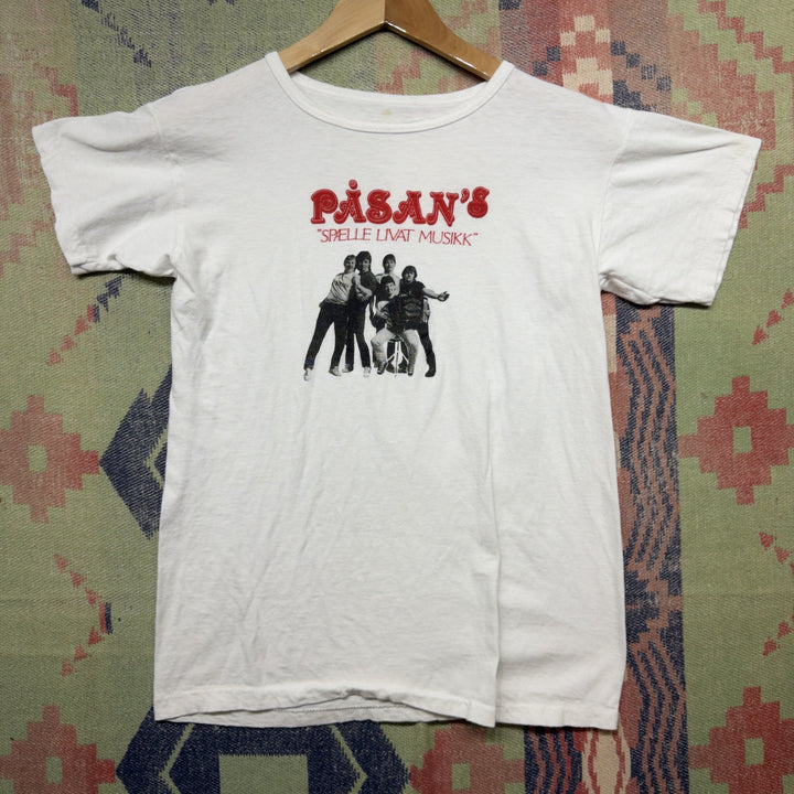 Pasans Vintage Band T Shirt Size Small  80s