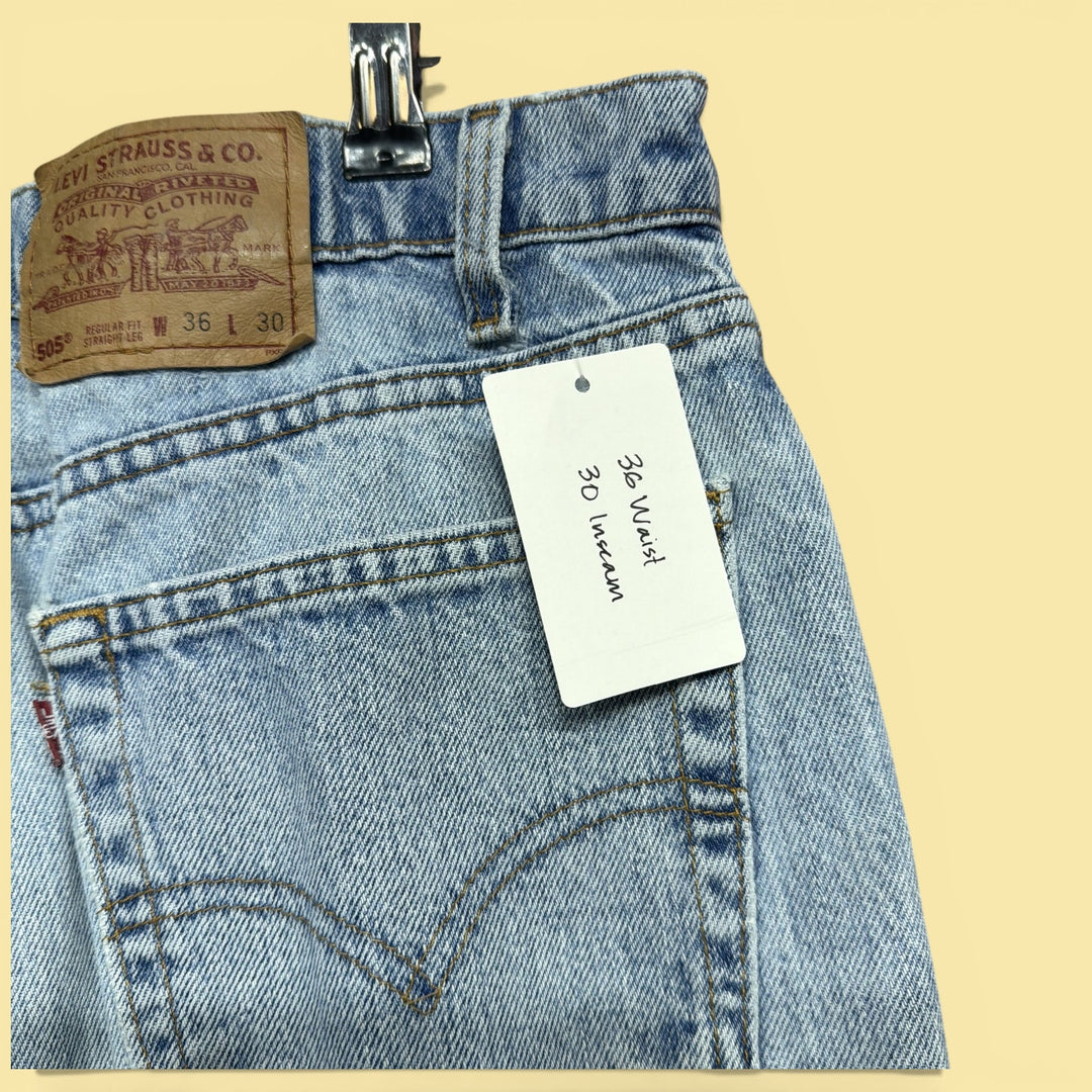 Vintage Levi's 505 90s Jeans Size 36