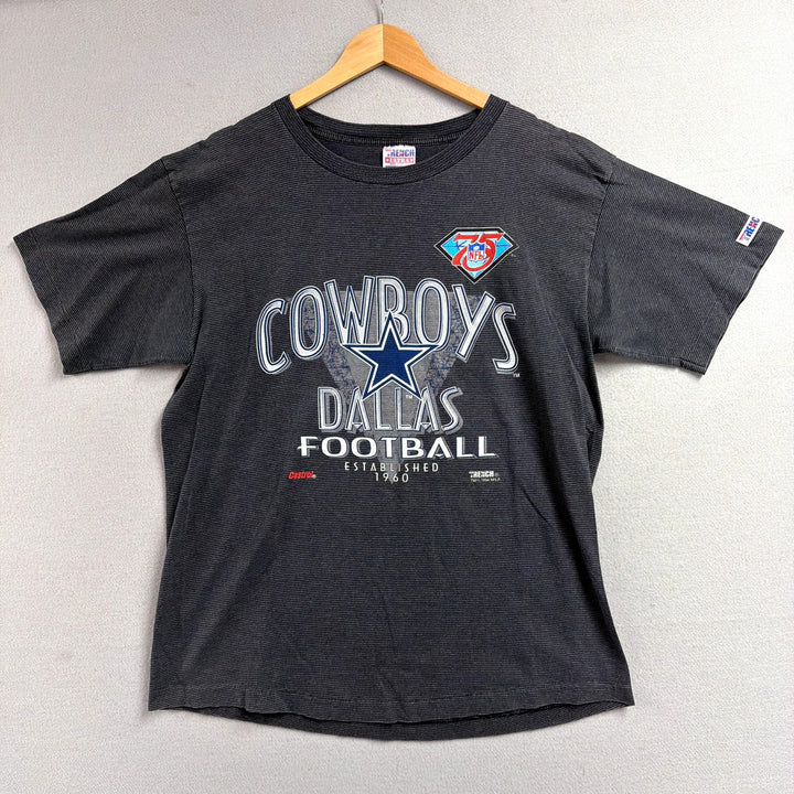 Vintage Dallas Cowboys Micro Stripe T Shirt Size XL