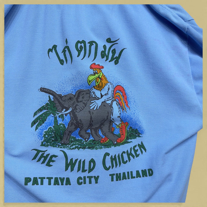 Vintage Dirty Wild Chicken  2000s Polo Shirt Size XL
