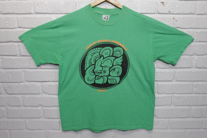Copan Ruinas Honduras Vintage Zotz T Shirt 90s Large