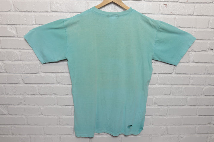 80s Vintage Pepe Brand Jeanswear Distressed T Shirt Size XL