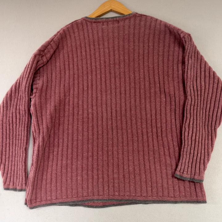 Vintage Structure Red Sweater Size XL