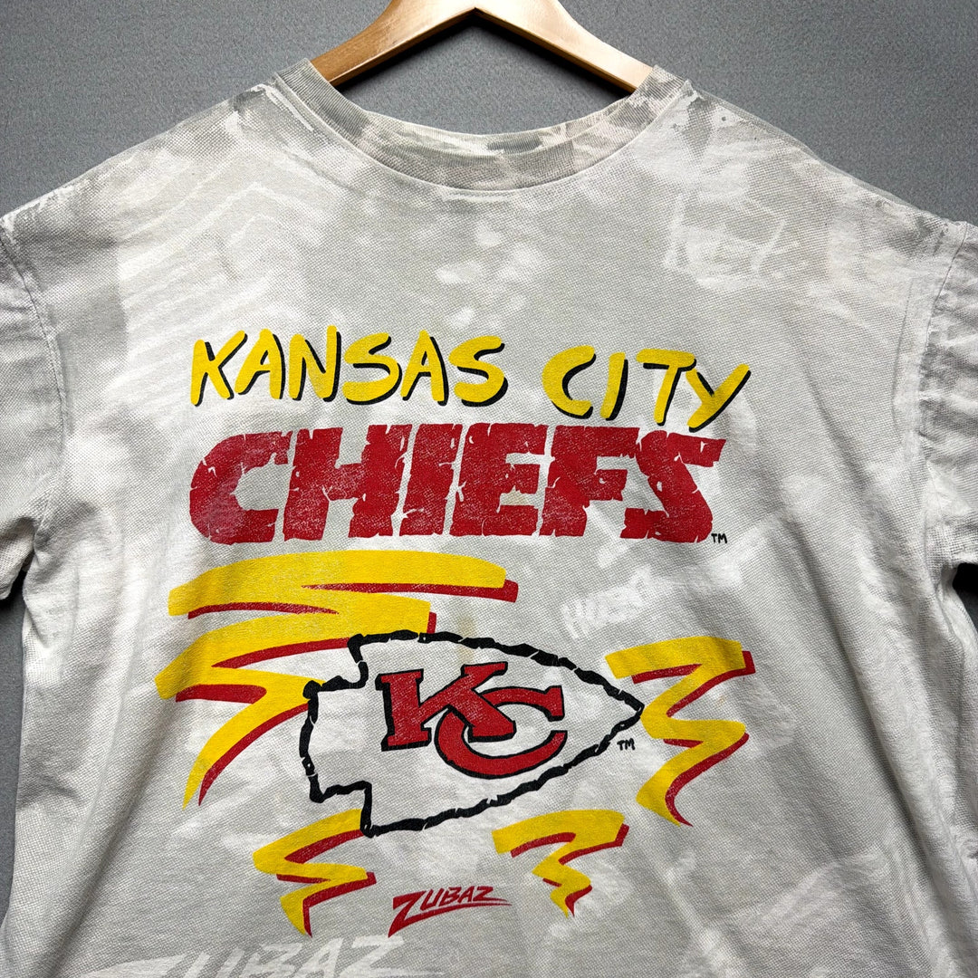Vintage Kansas City Chiefs Zubaz T Shirt Size XL