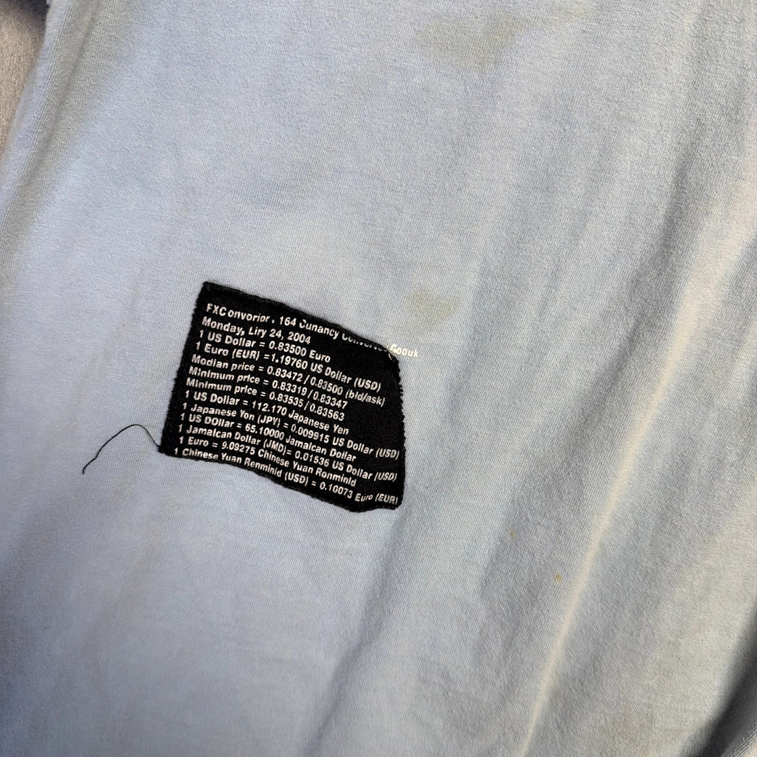 Vintage AKDMKS Travel Stamps T Shirt Size XL