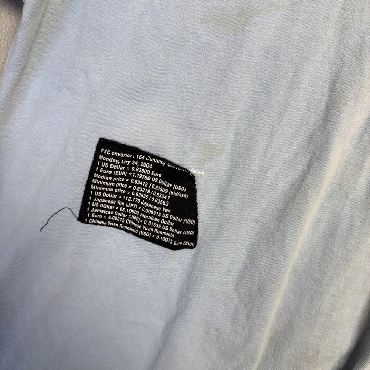 Vintage AKDMKS Travel Stamps T Shirt Size XL