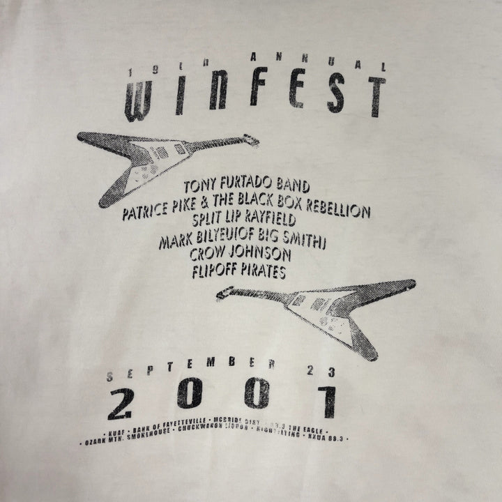 Vintage Winfest Music festival Crop T Shirt Size Large