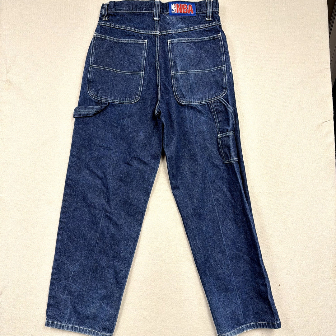 Vintage NBA Logo Jeans Size 34