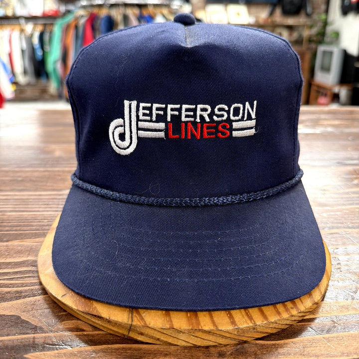 Vintage Jefferson Lines Snapback Hat