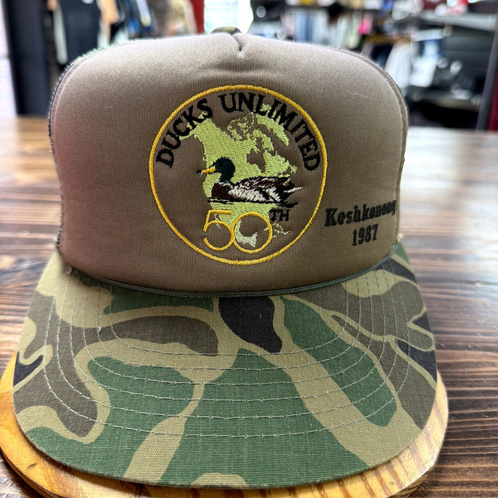 Vintage Ducks Unlimited 50th anniversary Trucker Hat