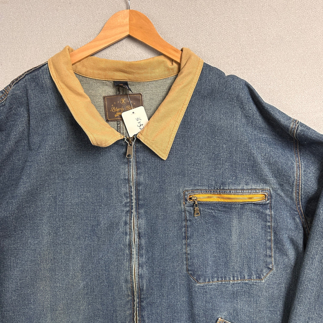 Vintage Liberty Blues Y2K Denim Jacket Size 7XL